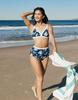 Kolallikeu Solar Reef High-Waisted Bikini Navy