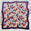 Spring and Summer Graffiti Flowers 71 * 71 Square Scarf Travel Sunscreen Headscarf Practical High-end Scarf for Mother