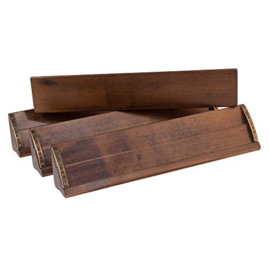 Dřevěná hra Rummy Masivní dřevěná turecká sada Okey pro rodinnou zábavu a vnitřní zábavu Ručně vyráběná sada Rummy