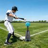 Yousheng Pop-up Trener Uderzeń Baseballowych z 3 Piłkami, Mini Podstawka do Uderzeń Baseballowych dla Idealnego Huśtania, Sprzęt do Treningu Uderzeń Baseballowych Bez