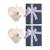 Heart-Shaped Sea Glass Friendship Decor Heart Keepsake Christmas Ornament for Xmas Tree Hanging Sea Glass Art for Best Friends