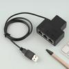 3'Ü 1 ARADA 100Mbps Ethernet Ayırıcı Adaptör RJ45 Kablo LAN Ağ İnternet