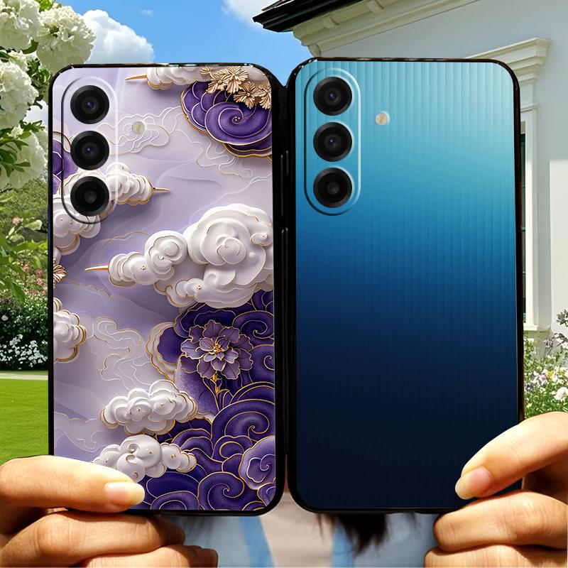 

2PCS For S26 S25 FE Edge Ultra Plus Phone Case Cartoon Patterns Back Cover Samsung Galaxy S 26 25 Funda Soft Silicone TPU Bumper -Samsung S26 Ultra