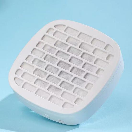 Aspirator Mini USB pentru Unghii cu Hârtie de Filtru 3200RPM Aspirație Puternică Colector Praf Unghii Portabil Reglabil pentru Acasă Salon Ventilator Extractor Curățare Praf