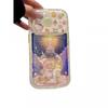 Cute Floral Glitter Sand Flow Design Phone Case IPhone 17 Pro Max 16 15 Series Soft TPU Cover