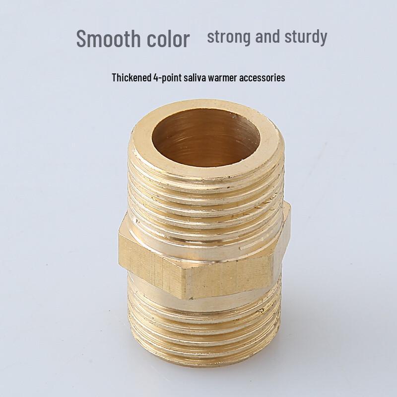 Xingangquan Brass Double Male Thread Pipe Coupling