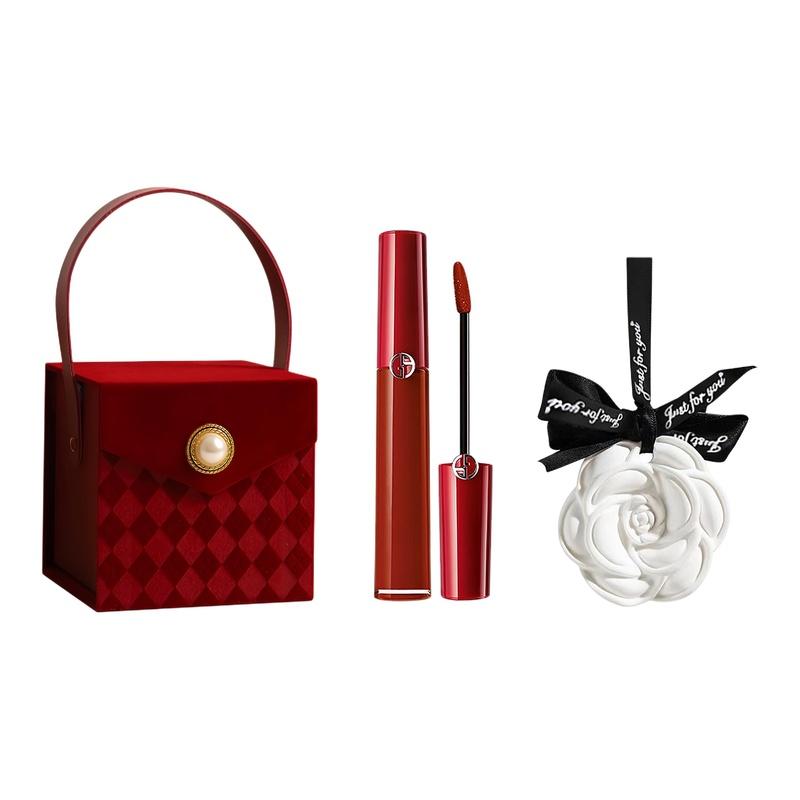 Armani Red Diamond Camellia Gift Box