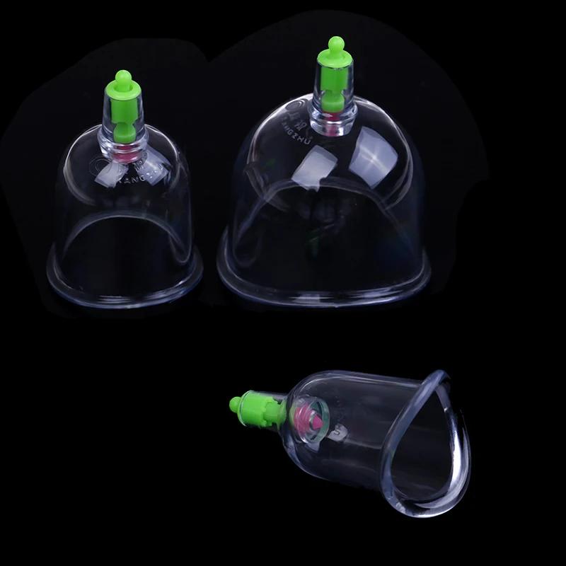 3 Pcs set Thickened explosion-proof Curved Vacuum C1 Cups Cupping for Joint Suction Chinese Massage Traditional