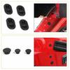 7X Tailgate Plugs Floor Drain Rubber Cover Kit for Jeep Wrangler JK 07-18 Black