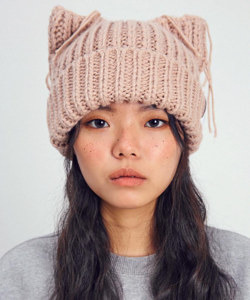 Seullipiseullib Bread Pink Beanie