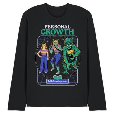 Steven Rhodes Unisex Adult Personal Growth Long-Sleeved T-Shirt