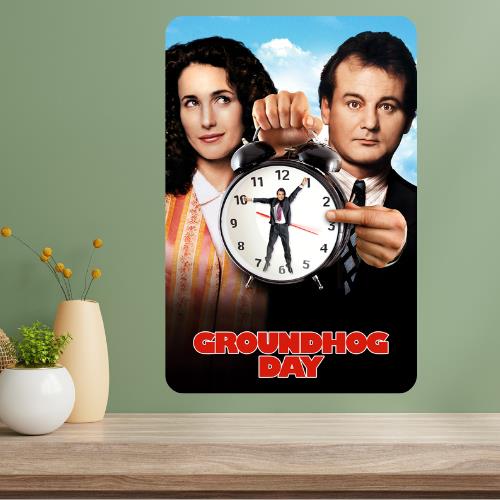Groundhog Day Classic Movie Metal Poster Sign 20x30cm(7.8x11.8inch)