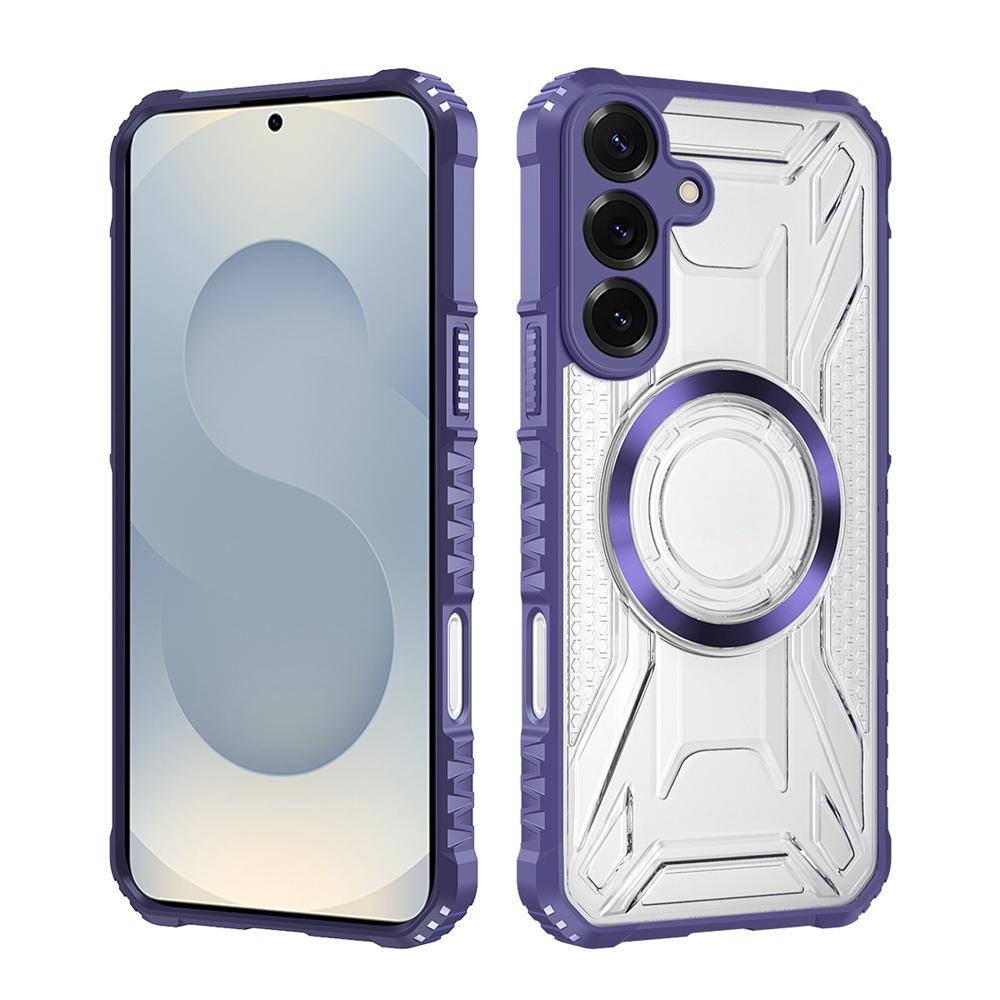 KEYSION Custodia Magnetica Trasparente per Samsung S26 Ultra 5G Silicone+PC Custodia per Telefono Resistente agli Urti per Galaxy S26 S26+Plus