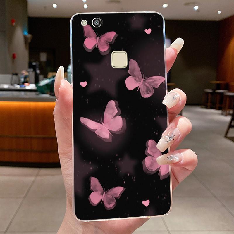 

Butterfly Flower Casing For Huawei P10 Lite Phone Case Clear TPU Soft Coque For Huawei P10Lite P 10 Lite WAS-LX1 WAS-LX1A Cover Huawei P10 Lite