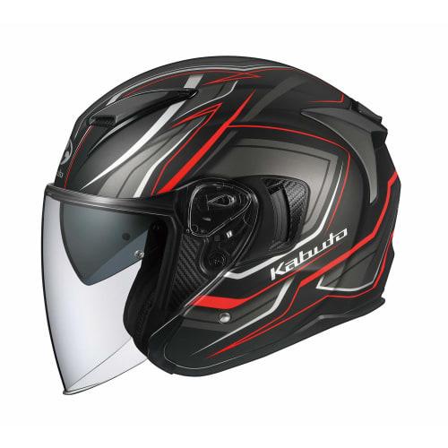 

OGK KABUTO Motorcycle Helmet Jet EXCEED CLAW Flat Black (Size: L) 581596
