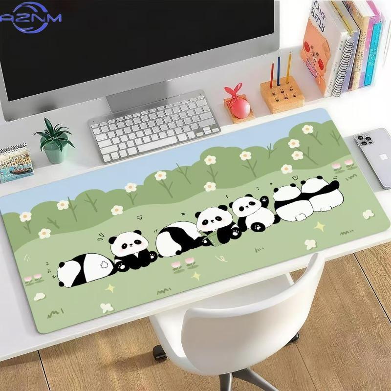 Cartoon Illustration Mouse Pad Oversized Cute Girl Dormitory Computer Table Pad Large Keyboard Pad