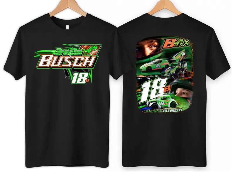 Brexton Busch Racing Tee Future NASCAR Star Fan Shirt S