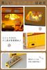 Moin Moin Dollhouse Miniature DIY Kit Paper Craft Bookends Easy Book Town Beautiful Classical Retro Realistic Design LED Light Included Set,