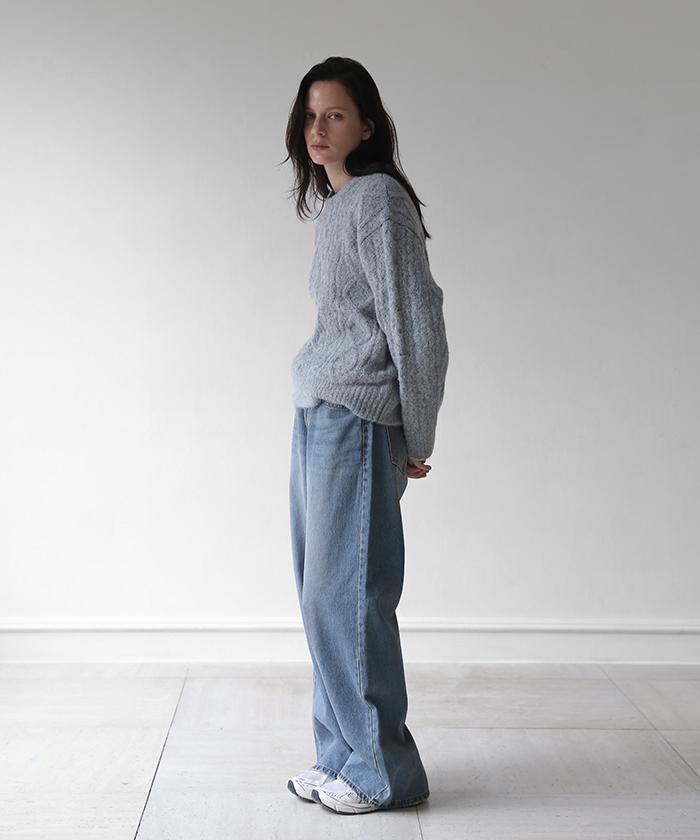 Beleunepeu Cable Knit Pullover 3 Colors