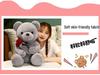 Adorable Rose Teddy Bear Plush Doll - Cute Large Pillow Toy for Girl's Birthday Gift