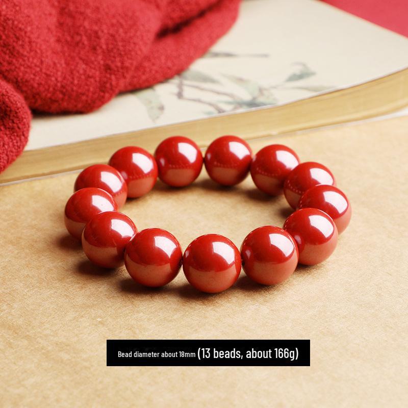 Bransoletka z koralików Cinnabar Imperial Sand w stylu unisex