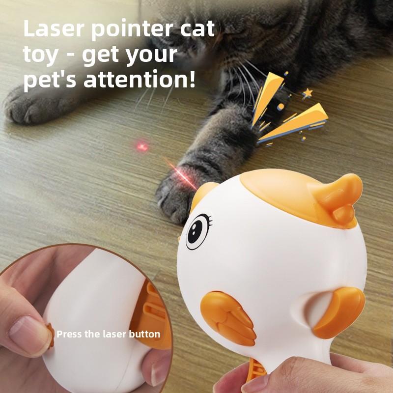 Katzenspielzeug Laser-Spielzeug zur Unterhaltung von Katzen, Gefriergetrocknetes Wurfspielzeug für Training und Interaktives Katzenspielzeug