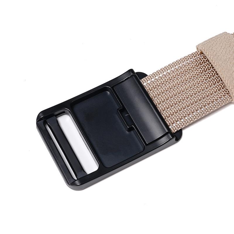 Canvas Men's Belt Outdoor Casual Alloy Buckle Tactical Nylon Trousers Belt Braided Belt Men