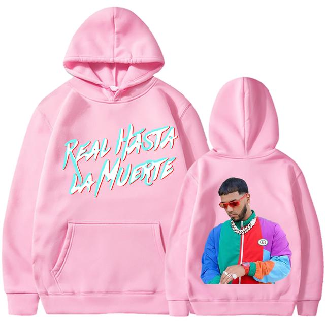 Nová hip-hop Unisex a dámská ležérní teplá sportovní mikina s kapucí Real Hasta La Muerte ležérní sportovní oblečení Unisex a dámské anime pulovry