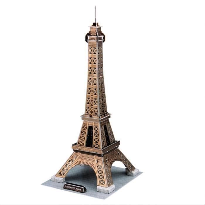 Puzzle 3D - Tour Eiffel - Jeu de construction - EXPLORA - 39 pièces - Dès 5 ans
