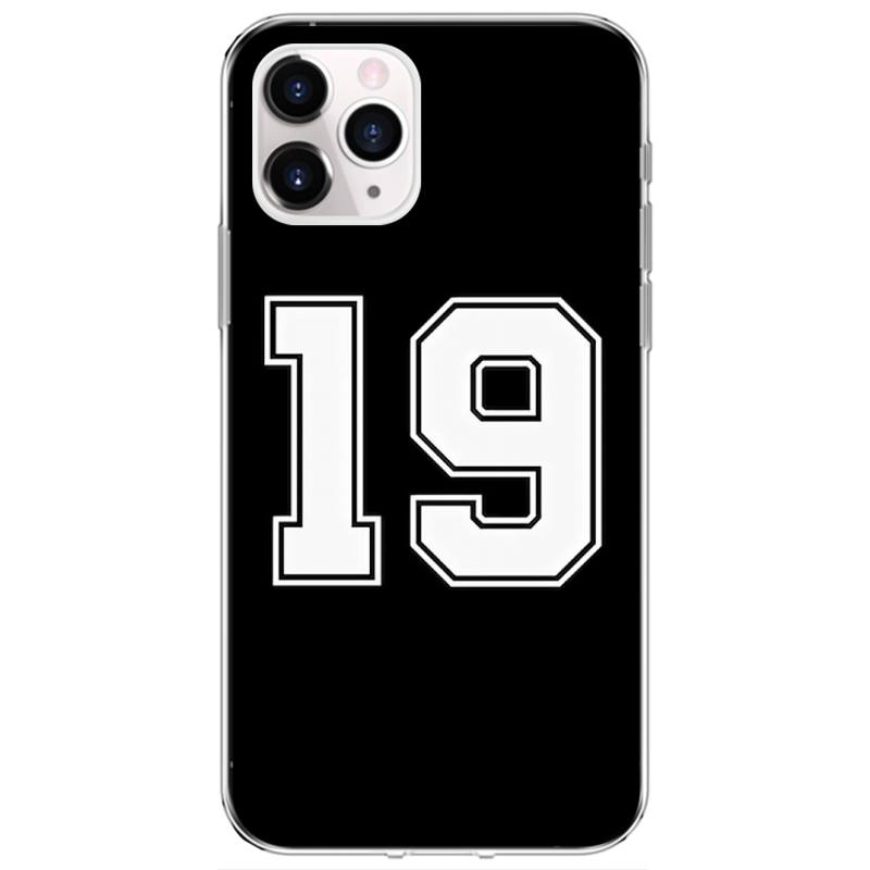 S O C 9 7 Lucky Number And Black Letter Phone Case For iPhone 12 11Pro XS MAX XR 7 8 6 Plus 5 5S SE 12 Mini SE2