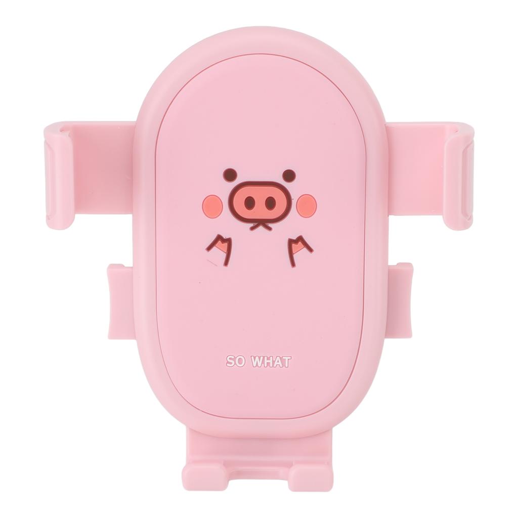 Motorcycle Phone Mount PVC Cute Cartoon Shock Absorption Cycling Handlebar Cell Phone Holder Clamp