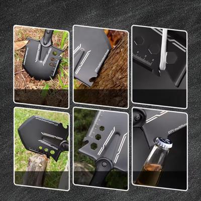 Multifunktionale Outdoor-Pionierschaufel Camping-Schaufel Martensitischer Edelstahl Fahrzeug Manganstahl Pionierschaufel
