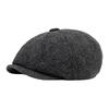 Vintage Visor Cap Unisex Beret Hat Autumn Winter Newsboy Cap For Men & Women British-Style Octagonal Retro Painter Hat Female