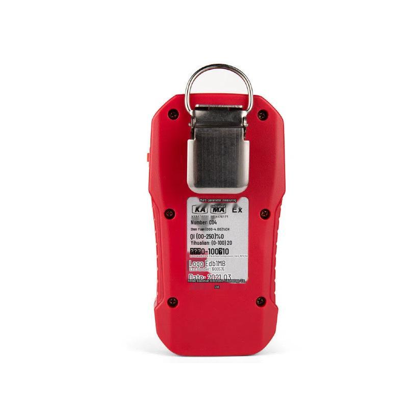 Baoshian 4-in-1 Portable Gas Detector: Methane, Oxygen, CO, H2S