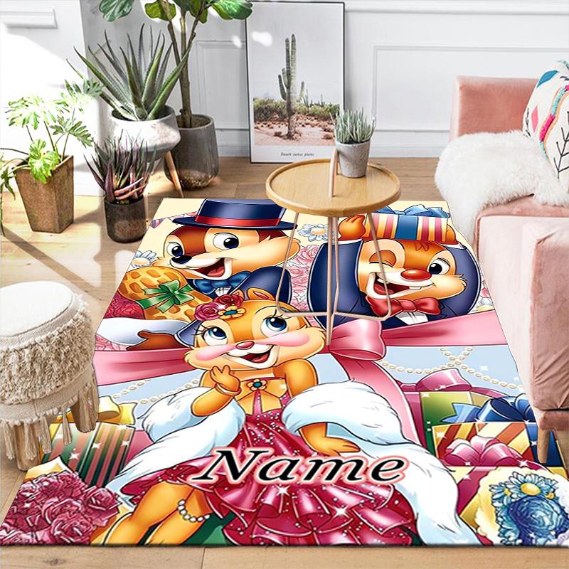 Custom 1Pc Chip Dale'S Festive Fun Rug Office Carpet Indoor Outdoor Entrance Doormat Nonslip Soft And Comfortable Living Room D91613