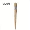 1pc Round Bristle Chalk Oil Paint Painting Wax Wooden Handle Brush Artist