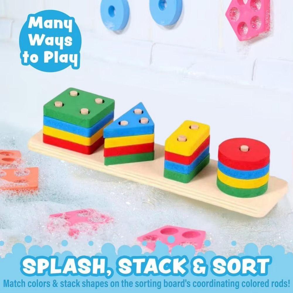 Colorful Recognition Shape Sorter Shape Matching Recognition Color Matching Puzzle  For Boys Girls