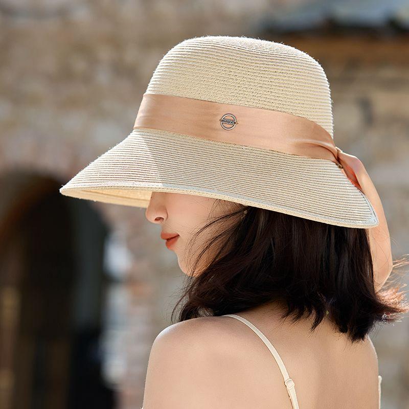 Urlaub Strohhut Damen Sommer Sonnenhut Seaside Reise Strandhut Sonnenhut