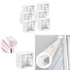  Pack of 6/24 Curtain Blind Mounting Brackets Plastic Headrail Fixings Holder