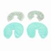 1 Pair Breast Gel Pads Reusable Hot Cold Compress Breast Nursing Ice Pack for Breastfeeding Green