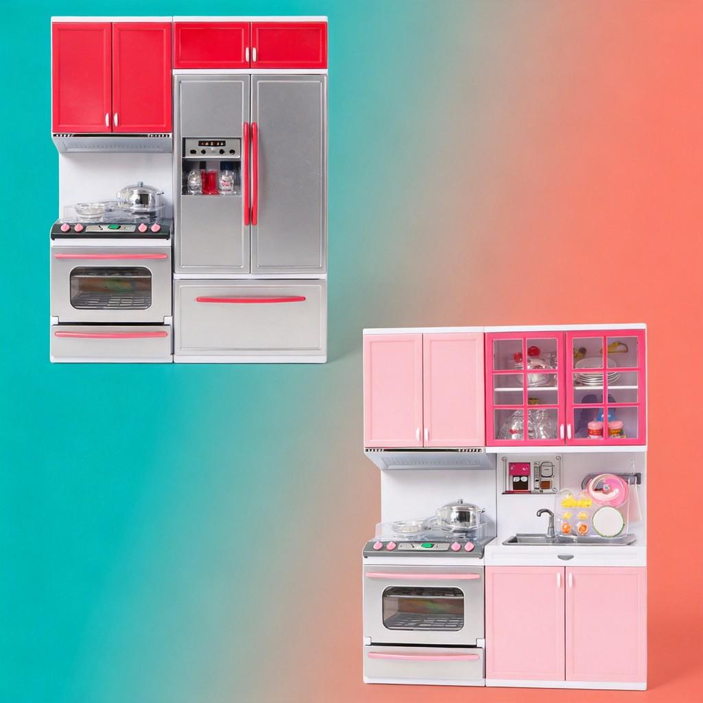 Kids Plastic Kitchen Simulation Toy With Interactive Sound For Creative Play