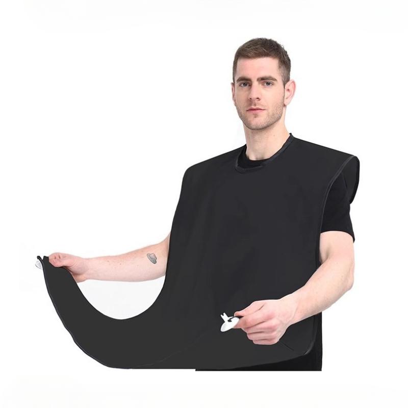Men's Beard Shaving Apron - Cleaning Bib for Hairdressers and Shavers - Perfect Gift for Grooming and Hygiene