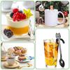 12Pcs Cat Spoon Coffee Tea Spoon Set Stainless Steel Hanging Cup Teaspoons Mini Long Cute Kitten Stirring Spoon