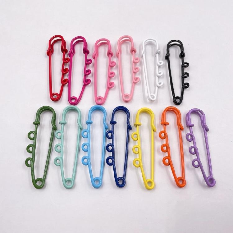 12pcs/Bag Brooch Pins Colorful Safety Pin DIY Crafts Sewing Supplies Accessories