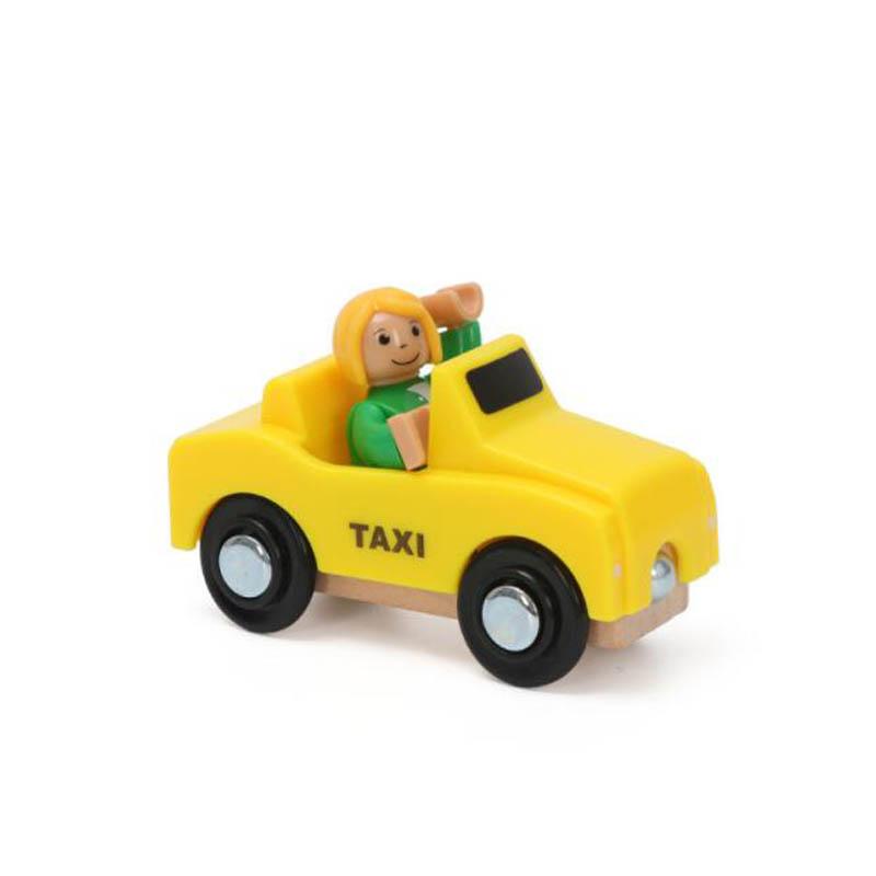 Giocattoli Trenino di Legno Camion dei Pompieri Auto della Polizia Ambulanza Compatibile Pista del Trenino Thomas Giocattoli di Legno Per Bambini