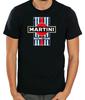 Retro Martini Racing White/Black Short Sleeve Men T Shirt Unisex T-Shirt