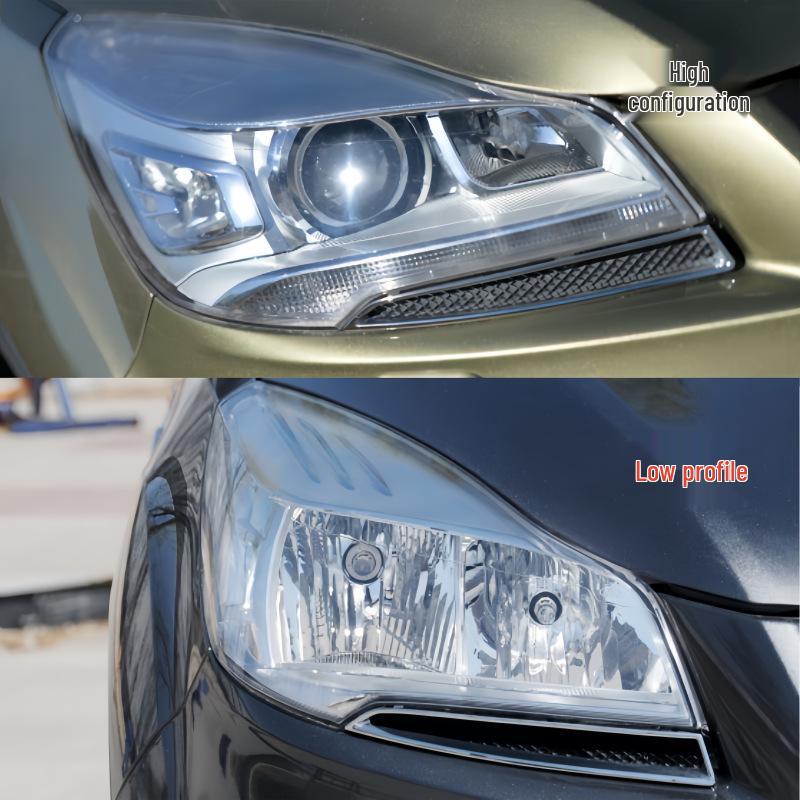 Rear Housing for 2013-2016 Ford Kuga Headlight: Black Base Shell (PP)