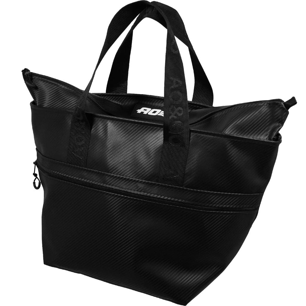 [Official 5-Year Warranty] AO Coolers Carbon Tote Bag, Black, Perfect for Fishing, Beach, Travel, and Picnics, Durable, 5-Year Warranty (Official