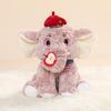 Plush Apple and Banana Elephant Toys and Figurines Dolls.