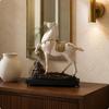 Colorful Horse Statue Artistic Design Gift Idea Home Decor for Living Room, Entryway,